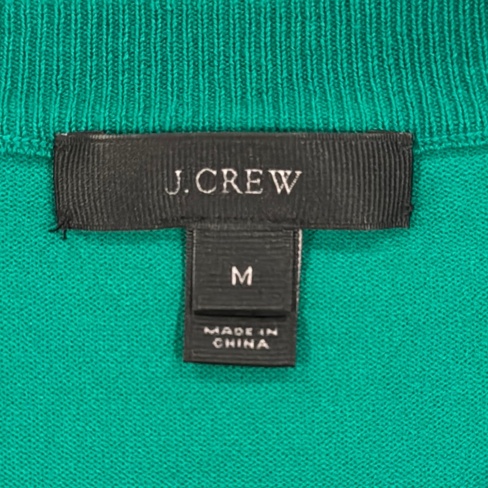 WUC JCrew Green Button-Up Cardigan - Picture 3 of 5